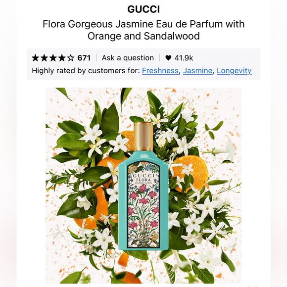 Gucci Flora Gorgeous Jasmine 5 ML Mini - Picture 7 of 8
